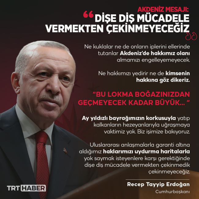 Cumhurbaşkanı Erdoğan: Abdülhamid Han'ın rotası Yörükler-1 Kuyusu